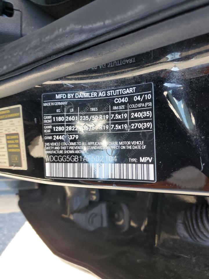 2010 Mercedes-benz Glk 350 Black vin: WDCGG5GB1AF502104