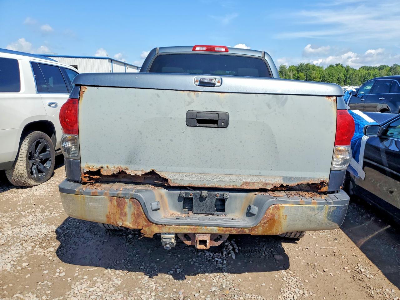2008 Toyota Tundra Sr5 Gray vin: 5TBDV541X8S507024