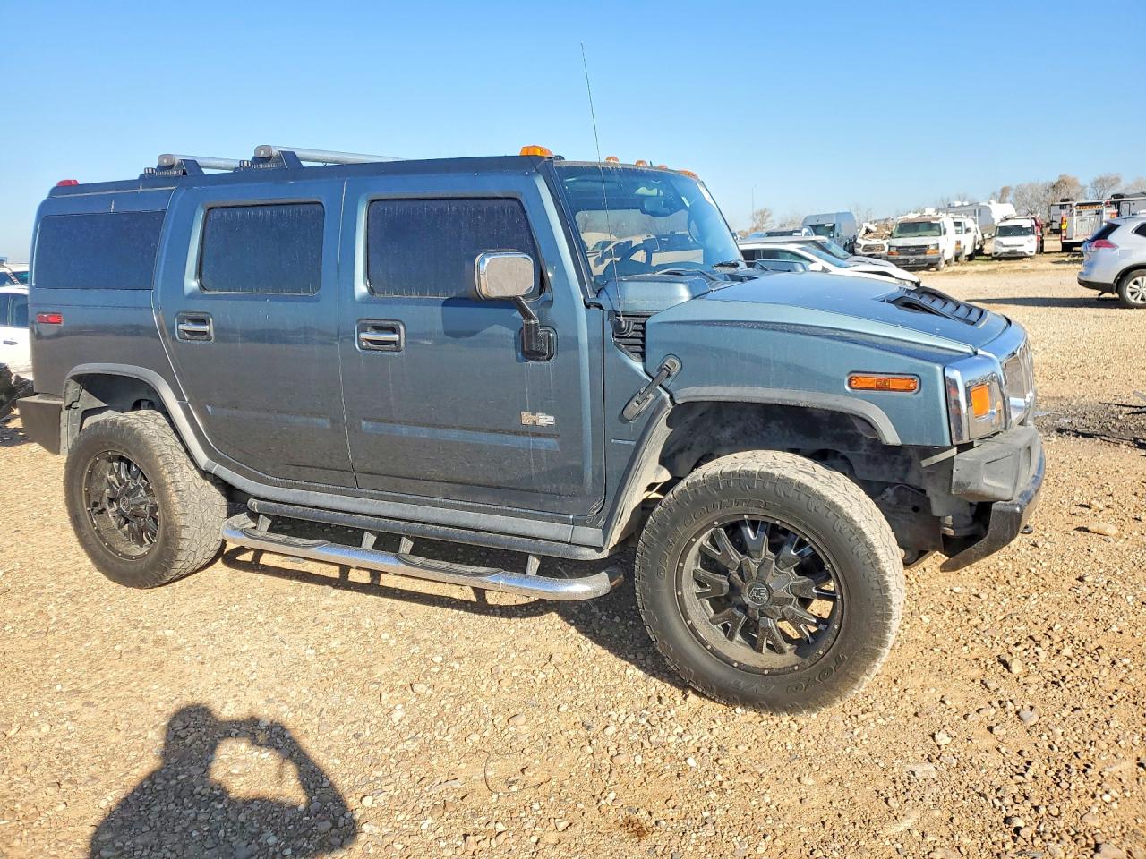 2005 Hummer H2 Charcoal vin: 5GRGN23U25H107584