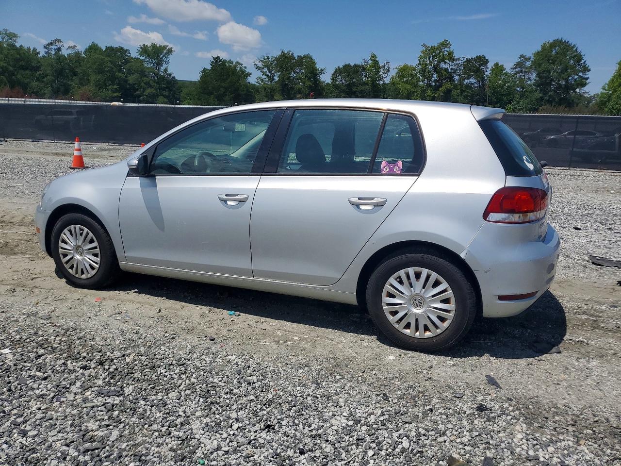 2013 Volkswagen Golf Silver vin: WVWDB7AJ7DW116911