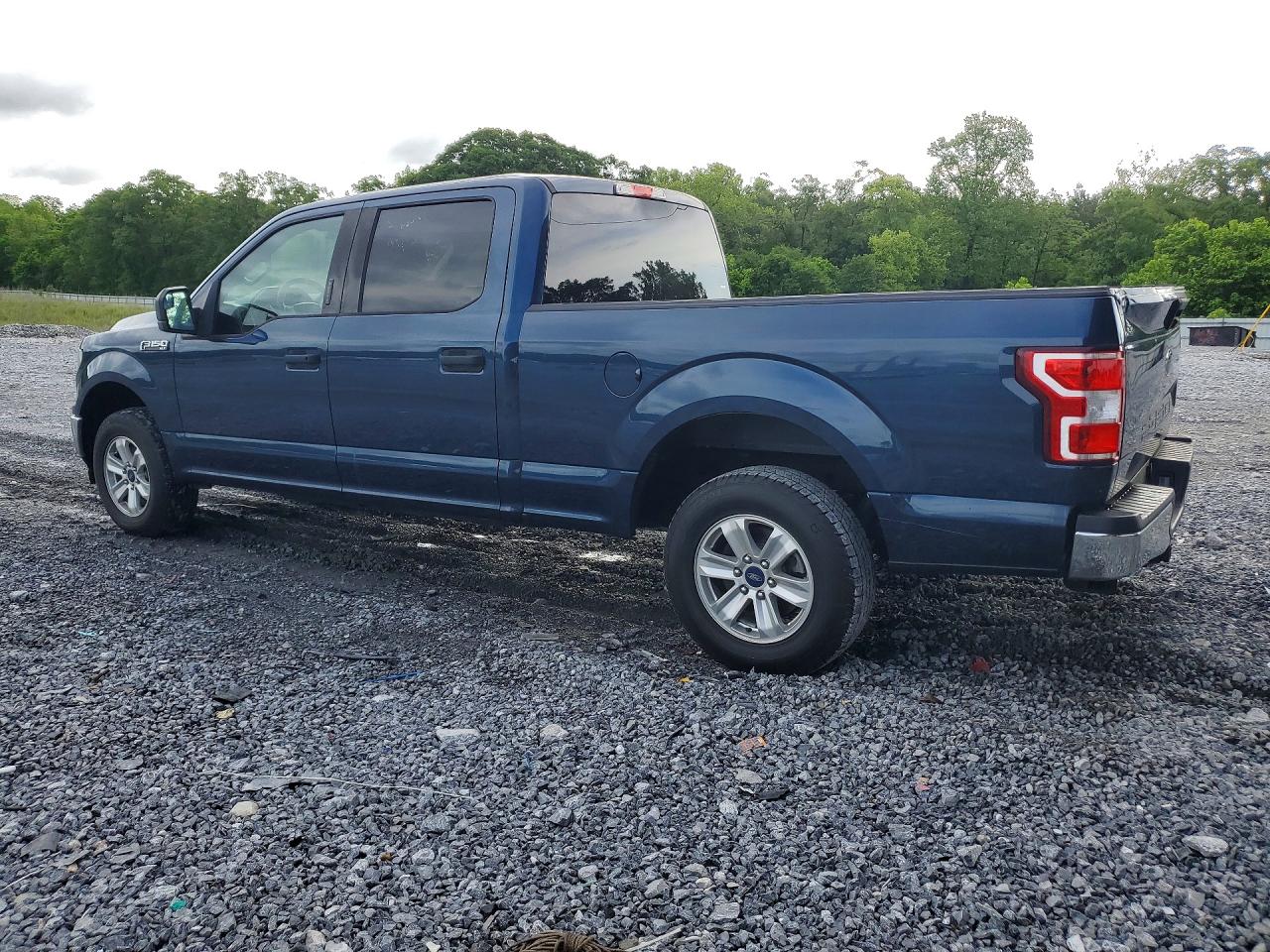 2018 Ford F150 Supercrew Синий vin: 1FTEW1C51JFC66093