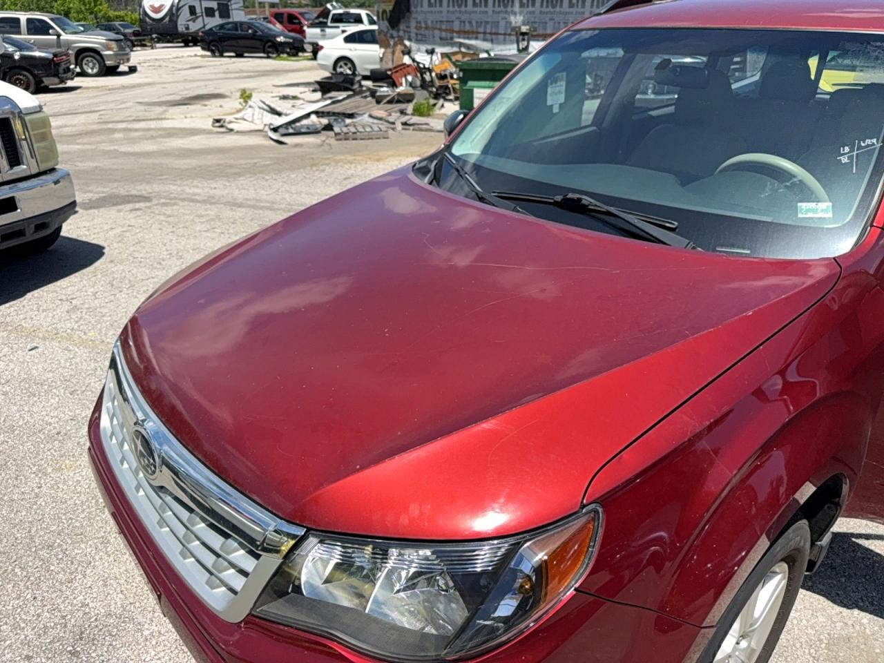 2012 Subaru Forester 2.5x Red vin: JF2SHBBC4CH435969