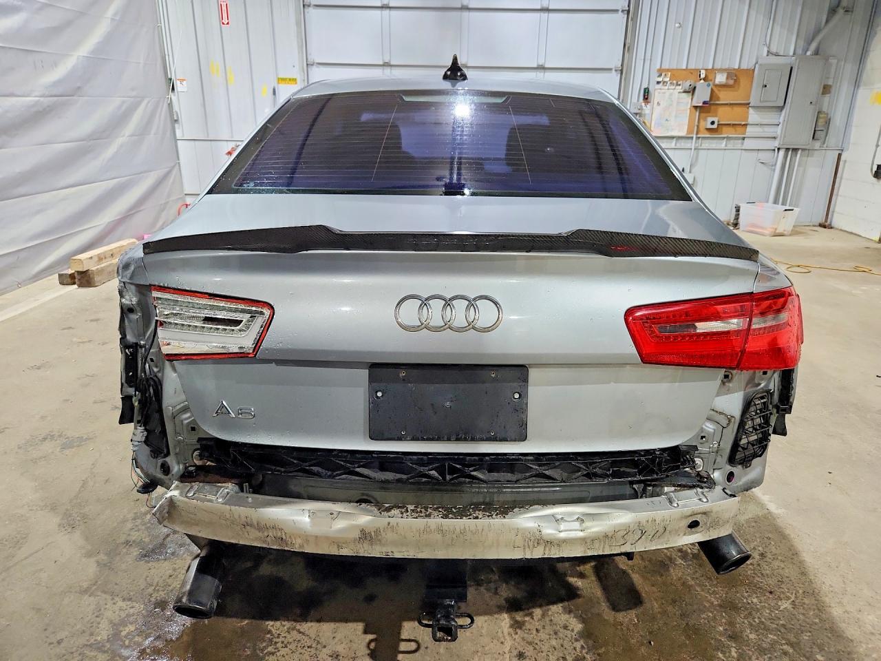 2013 Audi A6 Premium Plus Silver vin: WAUGFAFC7DN012463