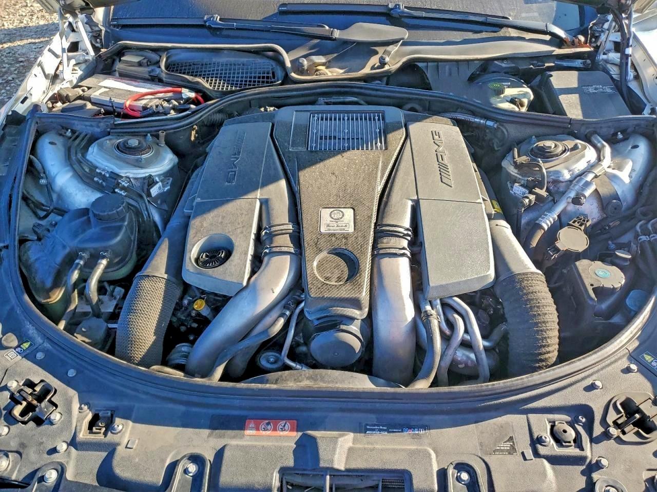 2011 Mercedes-benz Cl 63 Amg Silver vin: WDDEJ7EB5BA027011