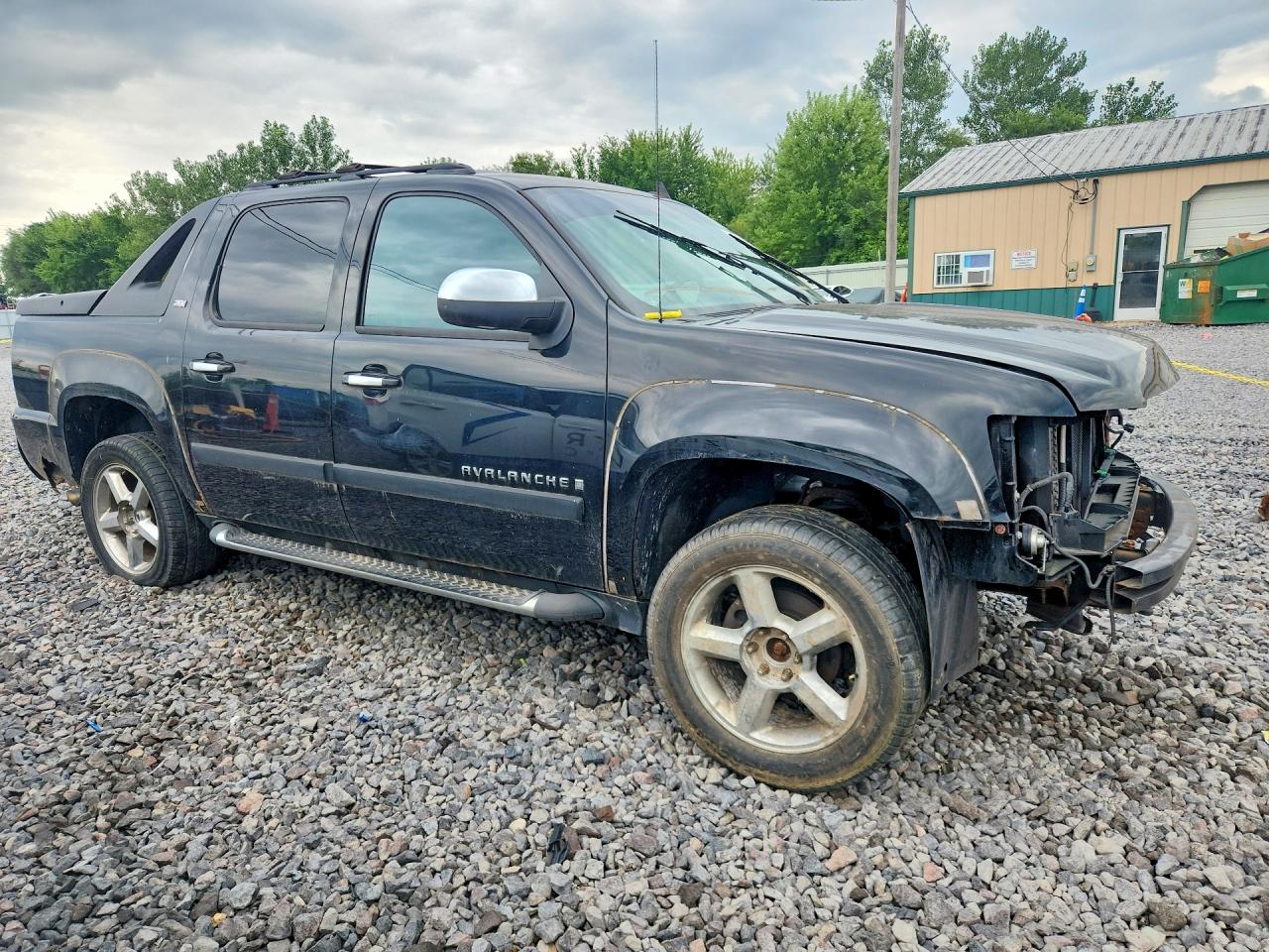2007 Chevrolet Avalanche K1500 Черный vin: 3GNFK12397G280256