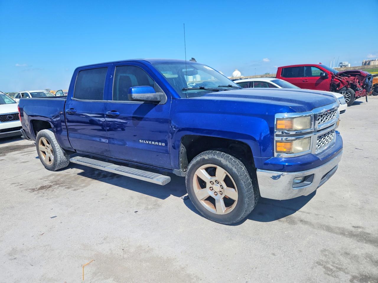 2014 Chevrolet Silverado C1500 Lt Blue vin: 3GCPCREC8EG229770