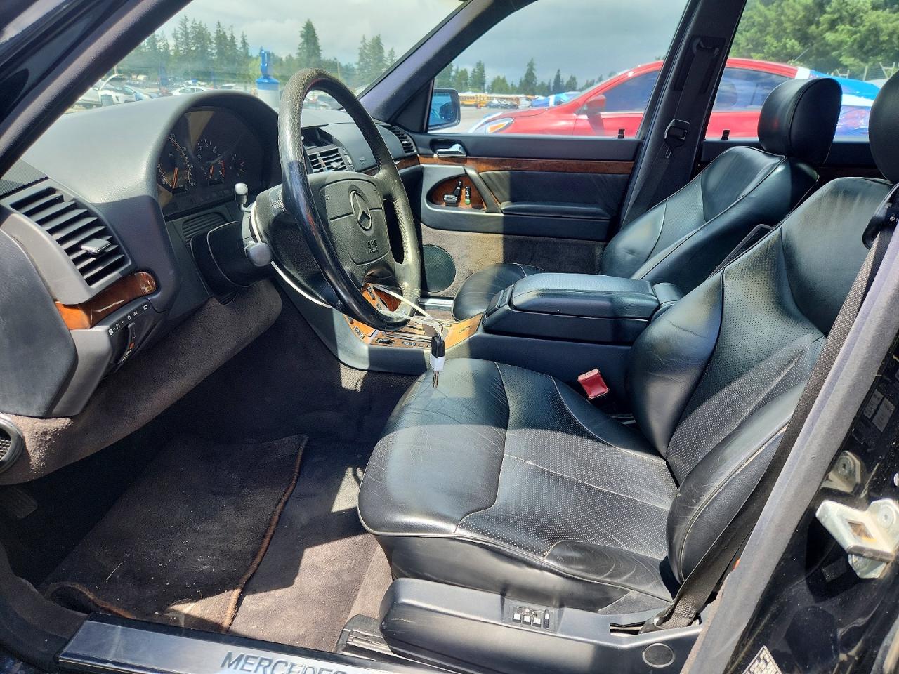 1993 Mercedes-benz 600 Sel Black vin: WDBGA57E2PA103644
