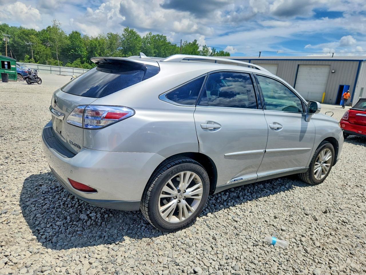 2011 Lexus Rx 450h Silver vin: JTJBC1BA1B2423900