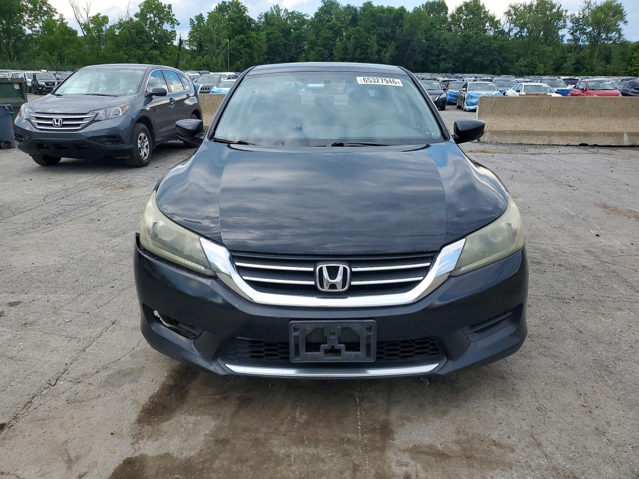 2013 Honda Accord Lx Black vin: 1HGCR2F35DA114125