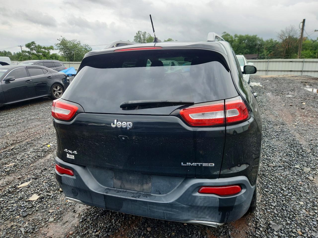 2015 Jeep Cherokee Черный vin: 1C4PJMDS4FW544523