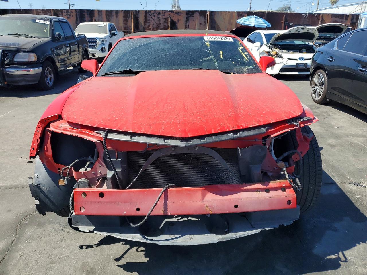 2015 Chevrolet Camaro Lt Красный vin: 2G1FD3D39F9260926