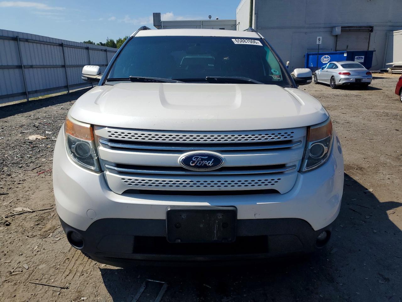 2015 Ford Explorer Limited White vin: 1FM5K8F86FGA56483