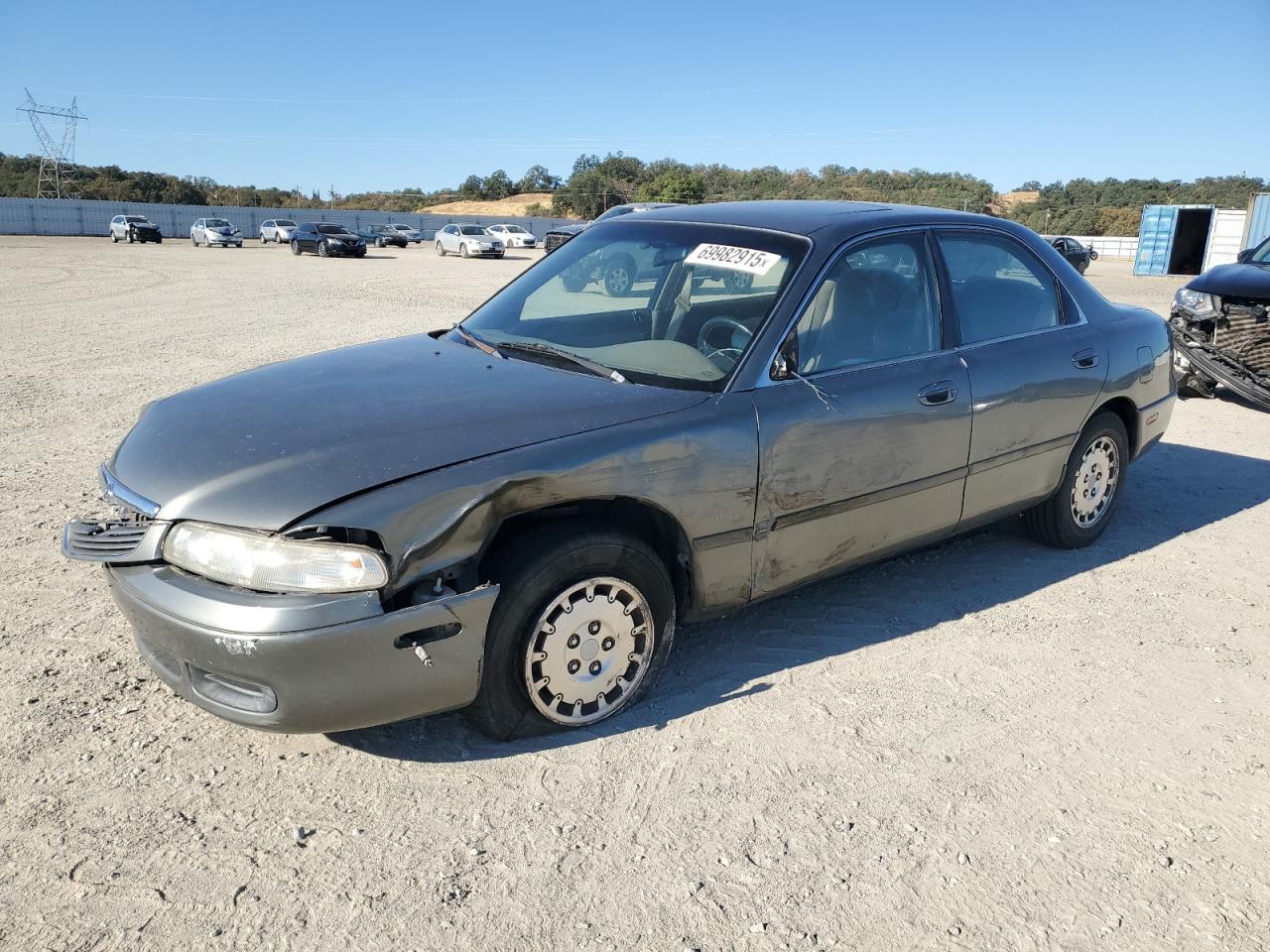 1996 Mazda 626 Dx Gray vin: 1YVGE22C5T5561184
