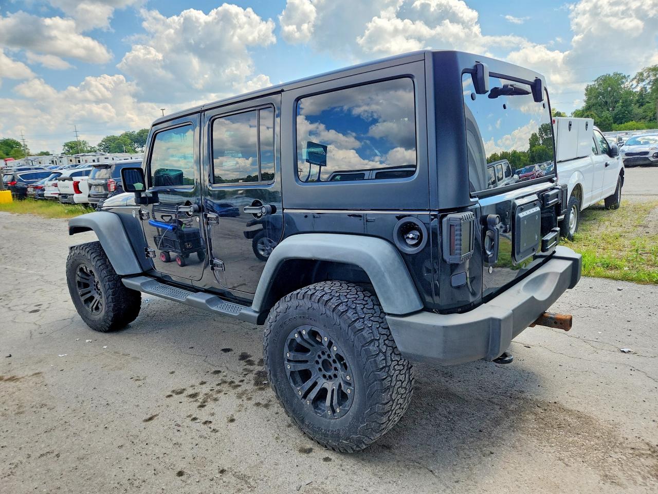 2011 Jeep Wrangler Unlimited Sport Black vin: 1J4BA3H18BL637721