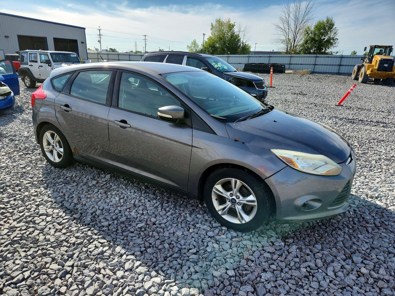 2014 Ford Focus Se Gray vin: 1FADP3K24EL239219