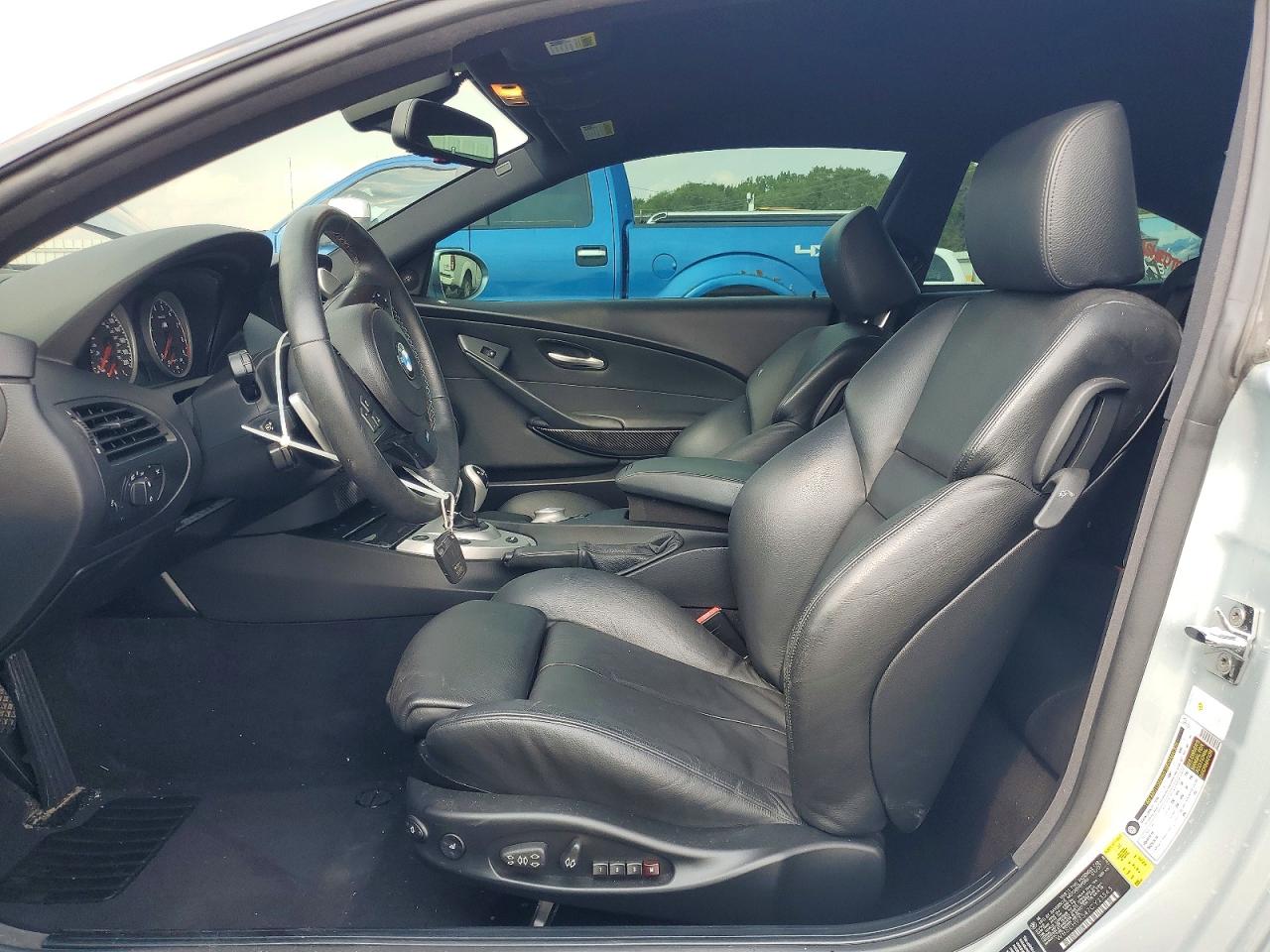 2007 Bmw M6 Silver vin: WBSEH93547CY23543