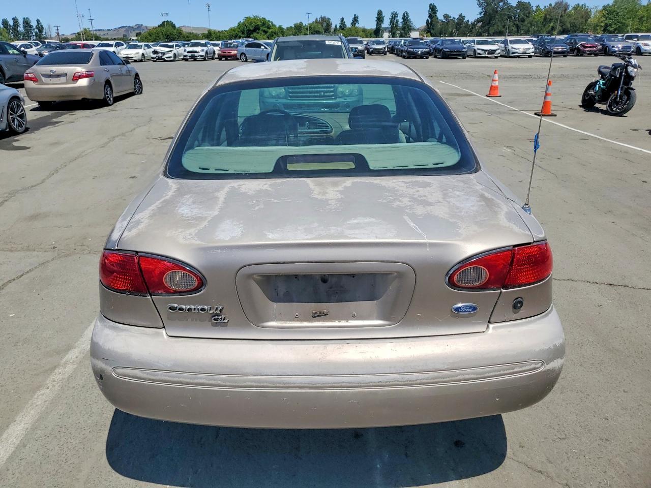 1996 Ford Contour Gl Silver vin: 1FALP6537TK240398