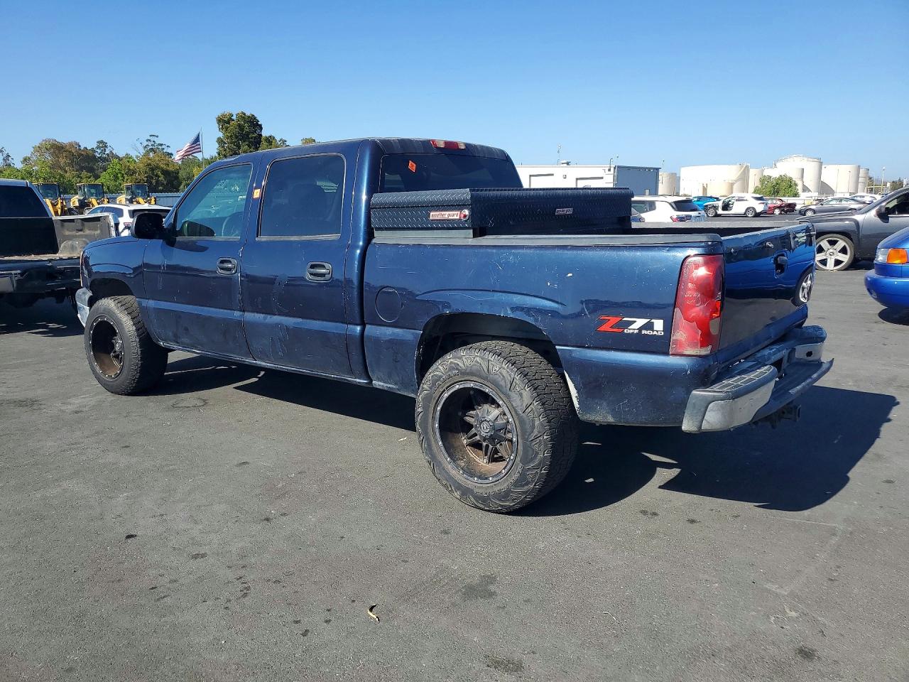 2005 Chevrolet Silverado K1500 Blue vin: 2GCEK13T851291094