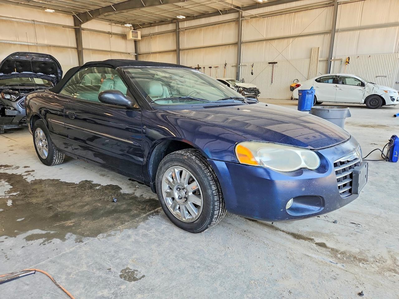 2005 Chrysler Sebring Limited Blue vin: 1C3EL65R15N665818