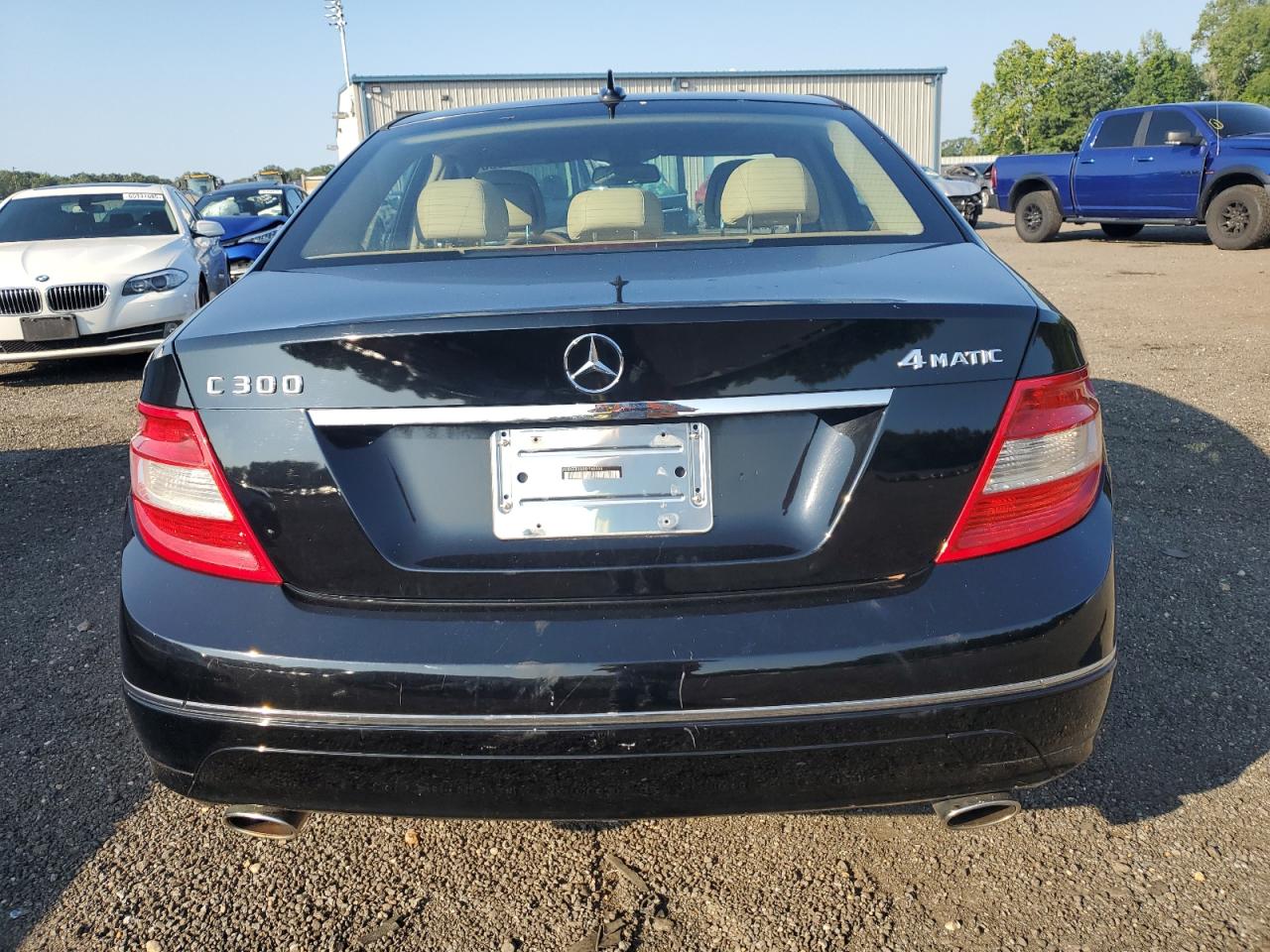 2008 Mercedes-benz C 300 4matic Black vin: WDDGF81X98F165566