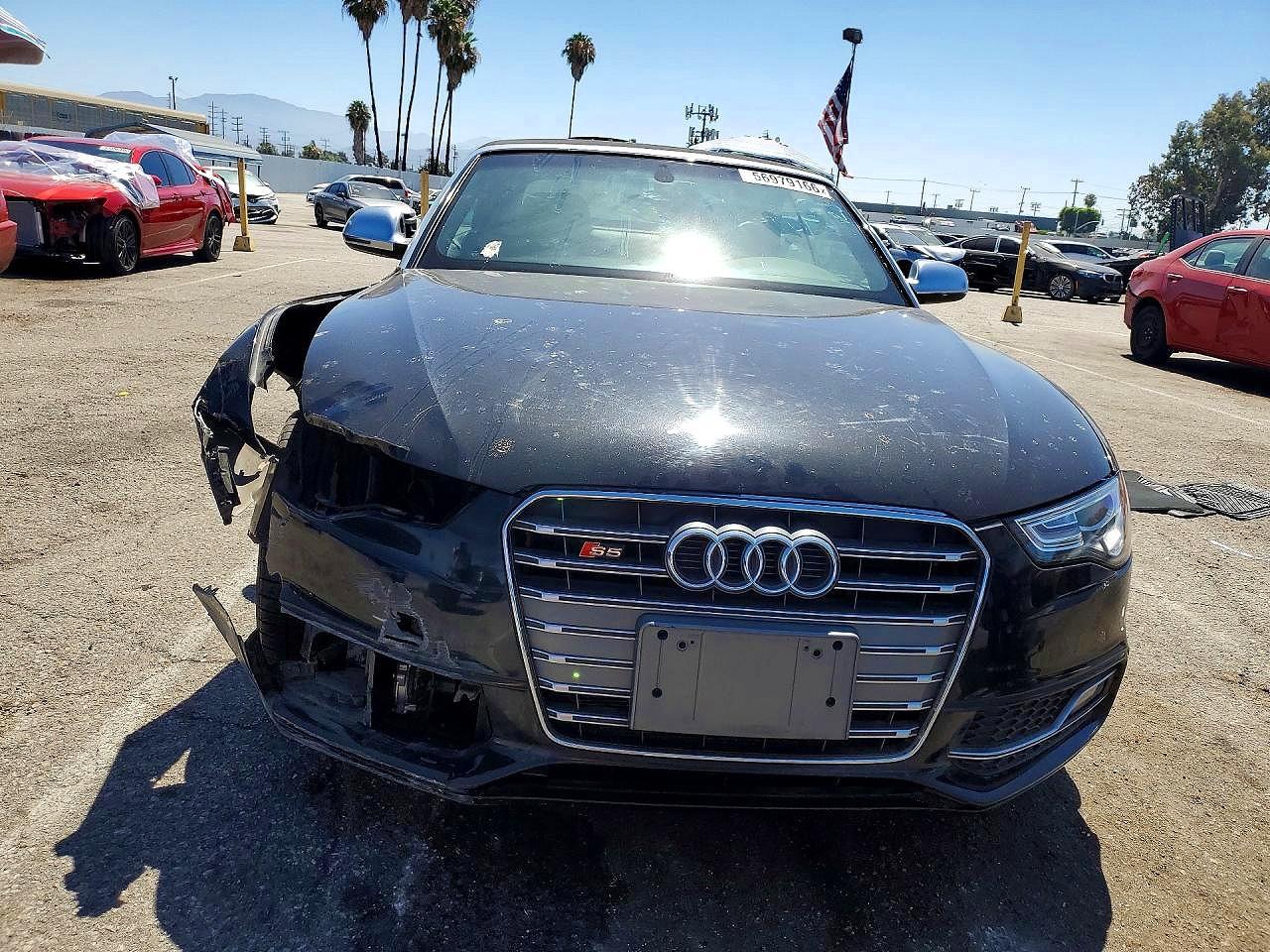 2013 Audi S5 Premium Plus Black vin: WAUCGAFH3DN012791