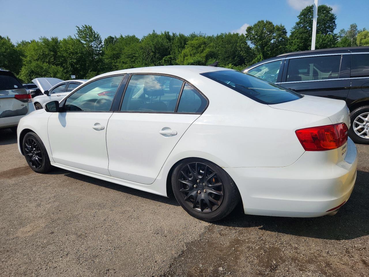 2014 Volkswagen Jetta Se Белый vin: 3VWD17AJXEM294572