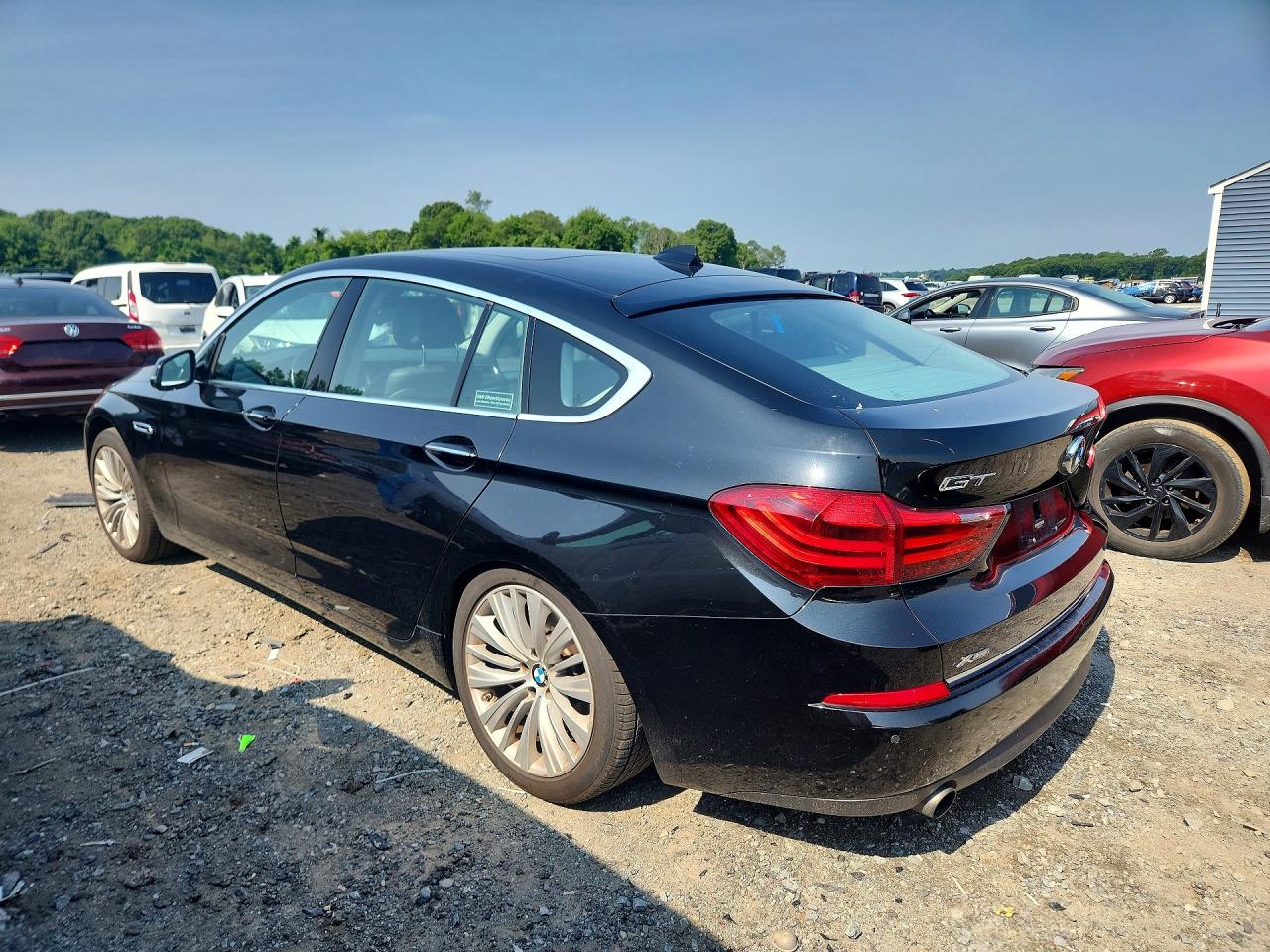 2014 Bmw 535 Xigt Черный vin: WBA5M4C51ED183737