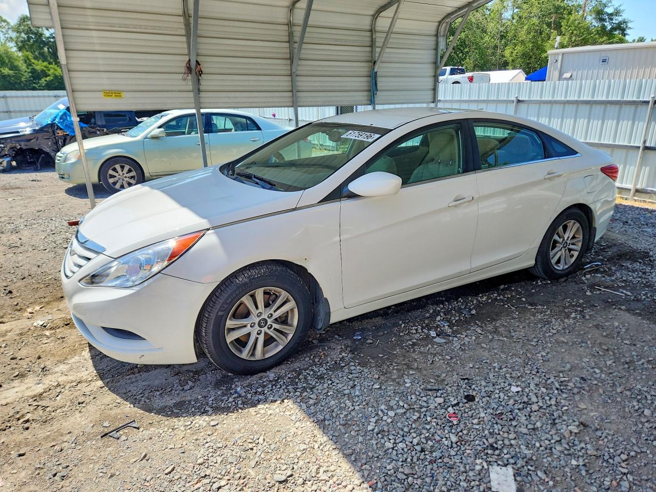 2013 Hyundai Sonata Gls White vin: 5NPEB4AC9DH623920