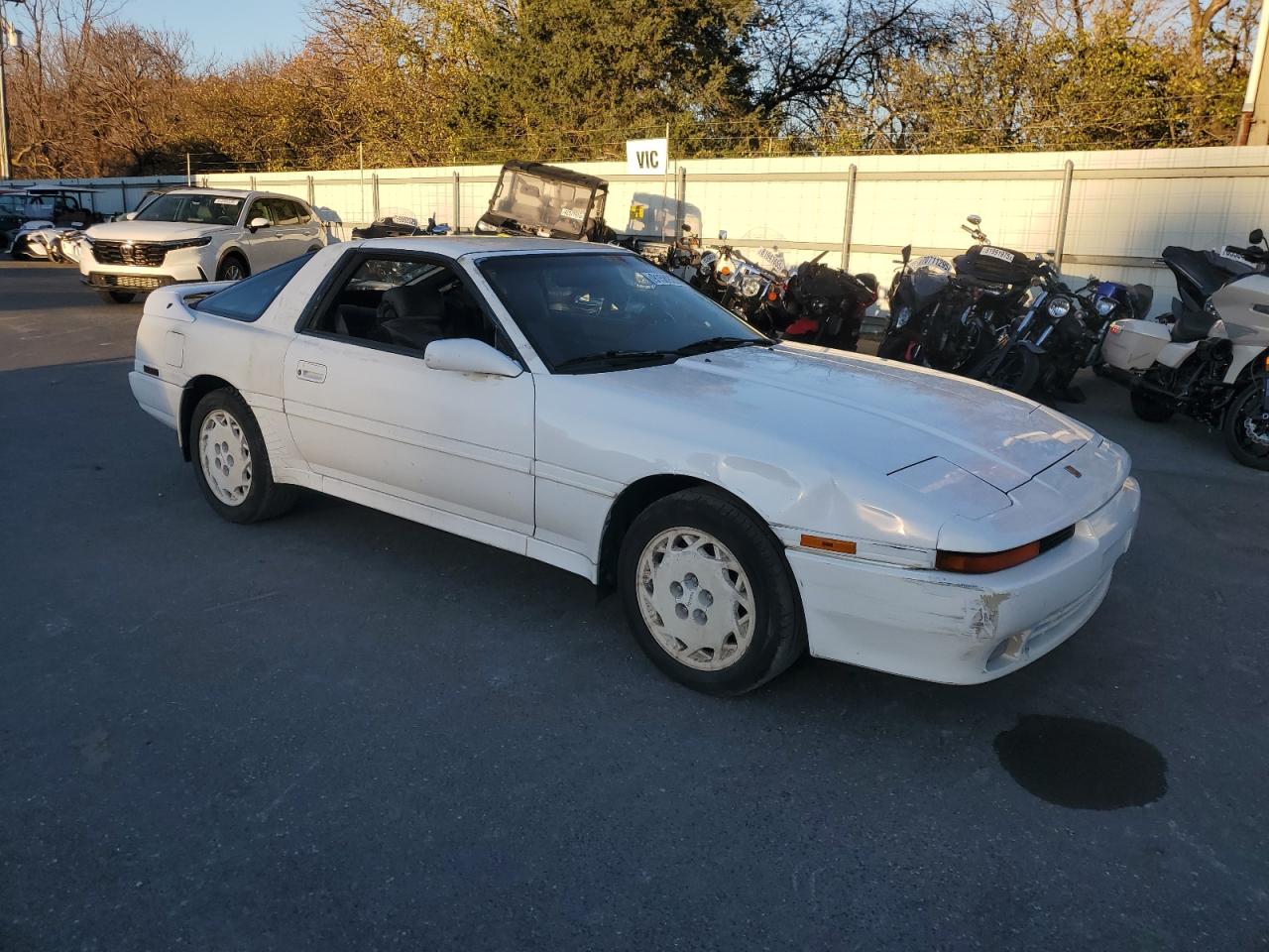 1990 Toyota Supra Sport Roof White vin: JT2MA71N1L0142145