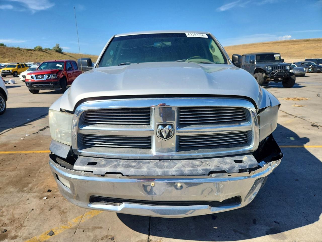 2012 Dodge Ram 1500 Slt Silver vin: 1C6RD7GTXCS153909