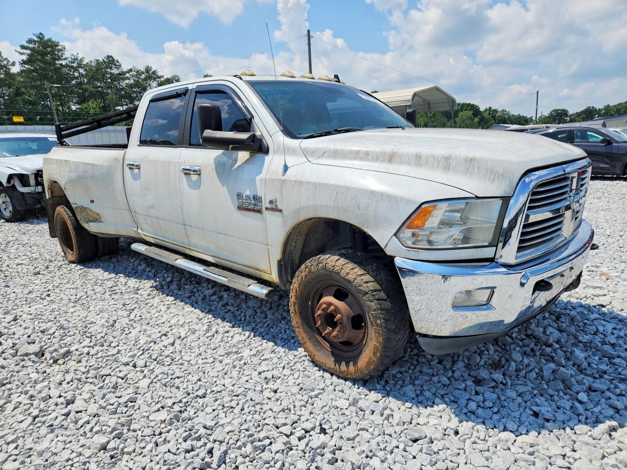 2013 Ram 3500 Slt White vin: 3C63RRHL2DG616278