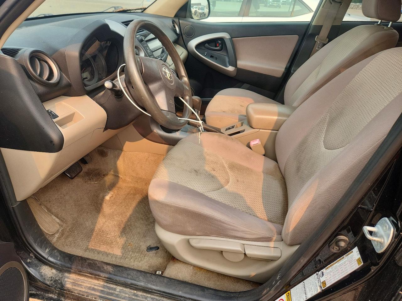 2008 Toyota Rav4 Base Black vin: JTMBD33V586072603