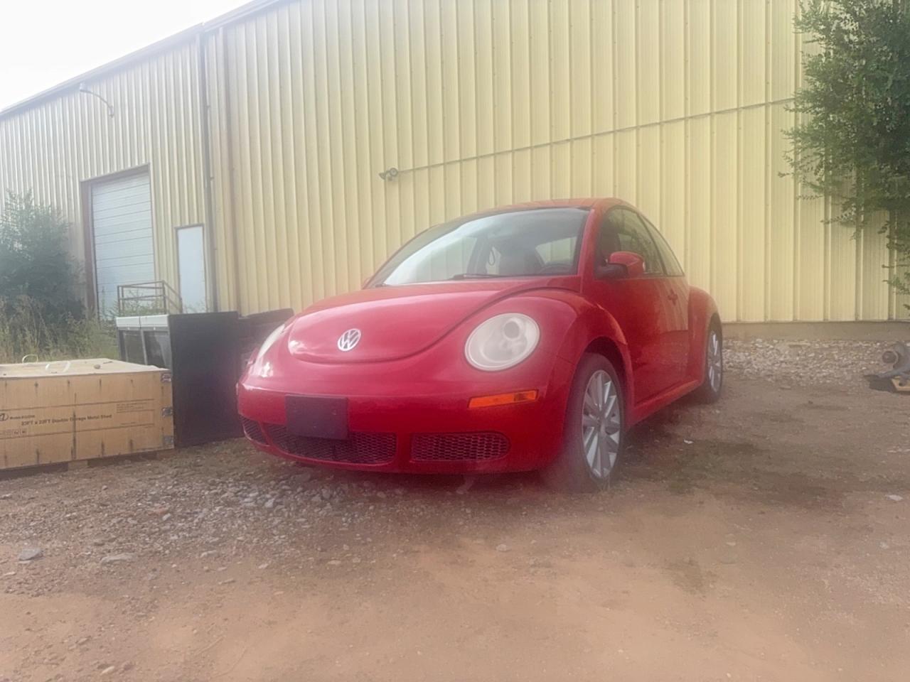 2008 Volkswagen New Beetle S Red vin: 3VWRW31C18M508709