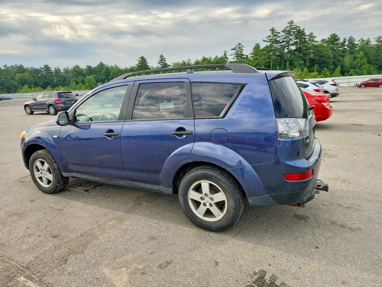 2007 Mitsubishi Outlander Ls Blue vin: JA4MT31X47U005222