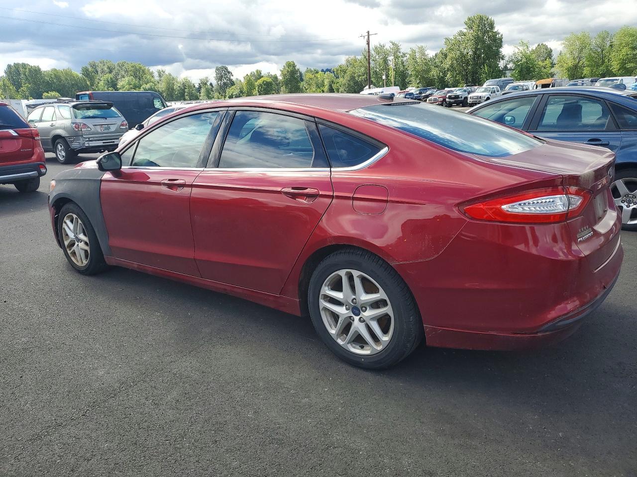 2015 Ford Fusion Se Red vin: 3FA6P0HD2FR244258