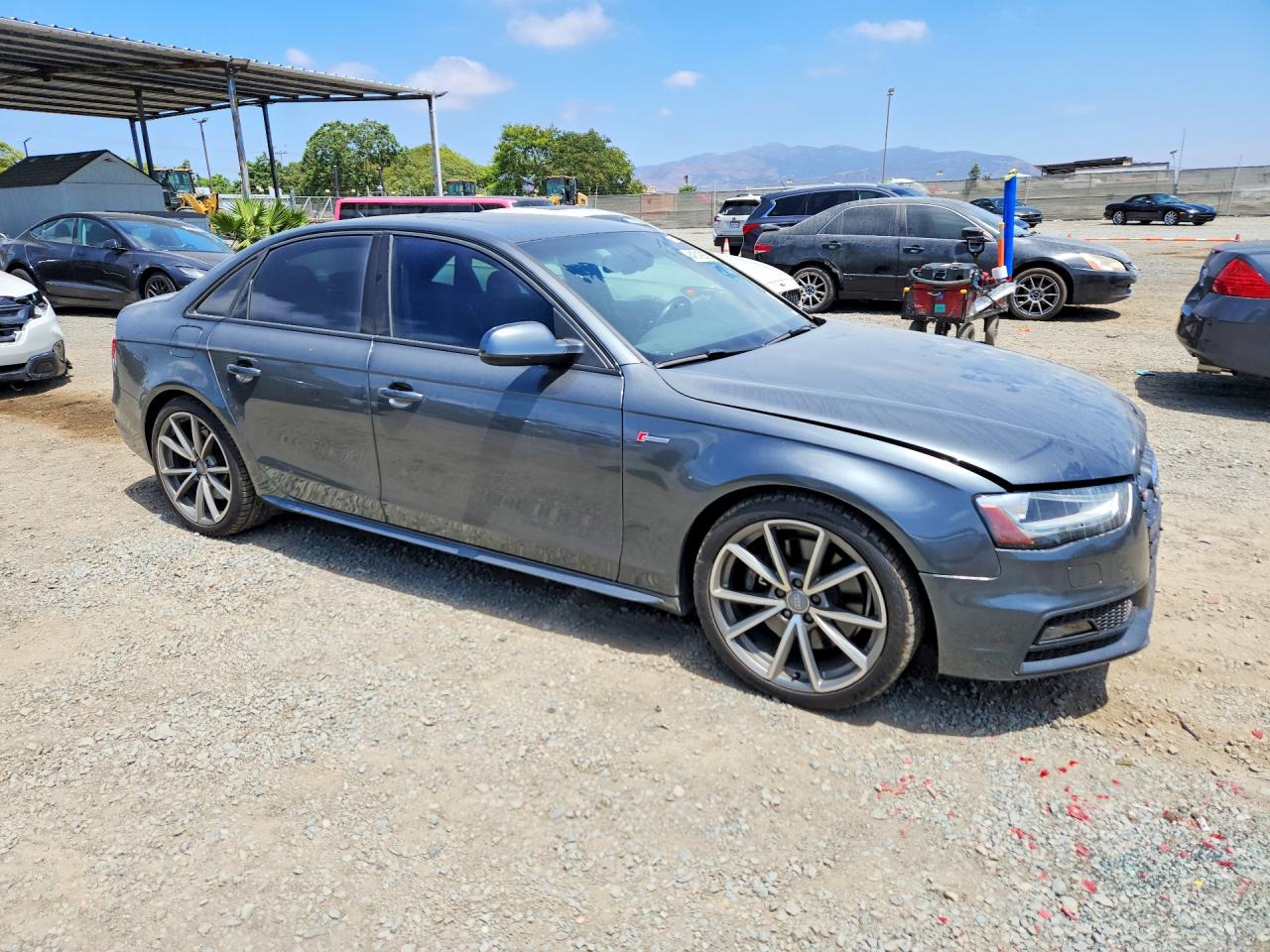 2015 Audi S4 Premium Plus Charcoal vin: WAUBGAFL1FA067492