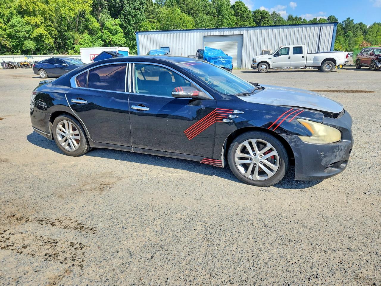2013 Nissan Maxima 3.5 S Black vin: 1N4AA5AP4DC825950