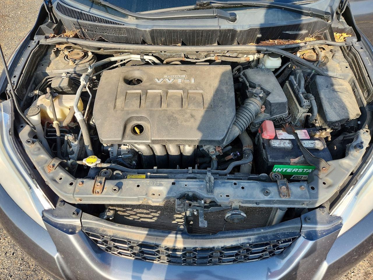 2010 Toyota Matrix Base Gray vin: 2T1KU4EE1AC316992