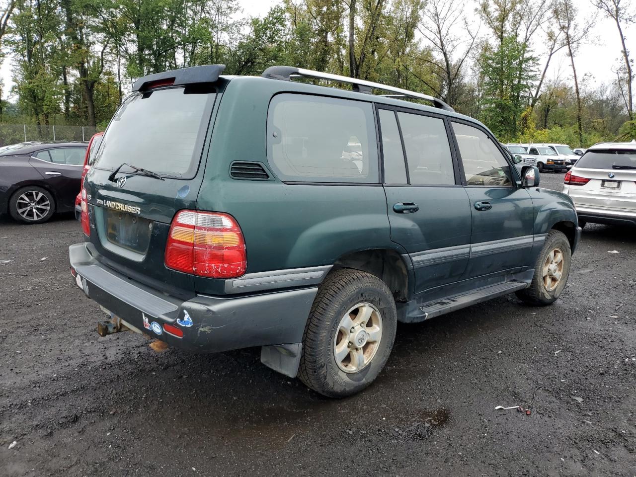 1998 Toyota Land Cruiser Green vin: JT3HT05J5W0016834