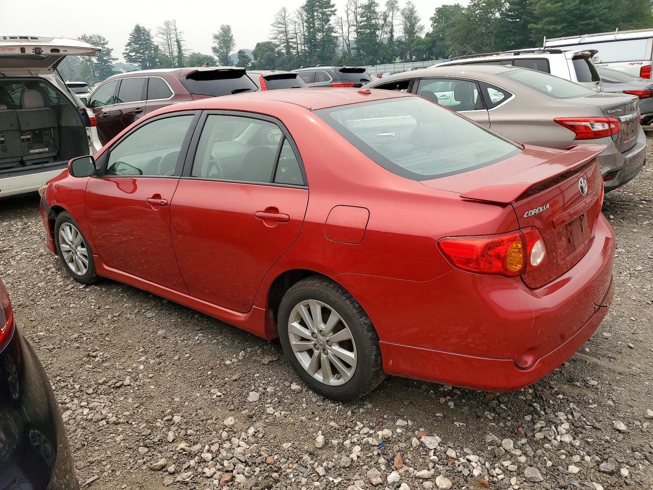 2010 Toyota Corolla S Red vin: 2T1BU4EE6AC227385