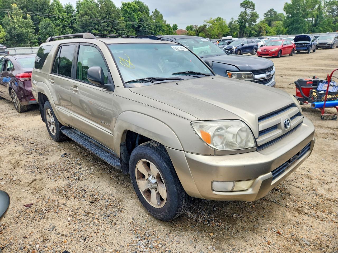2004 Toyota 4runner Sr5 Gray vin: JTEBU14R748012953