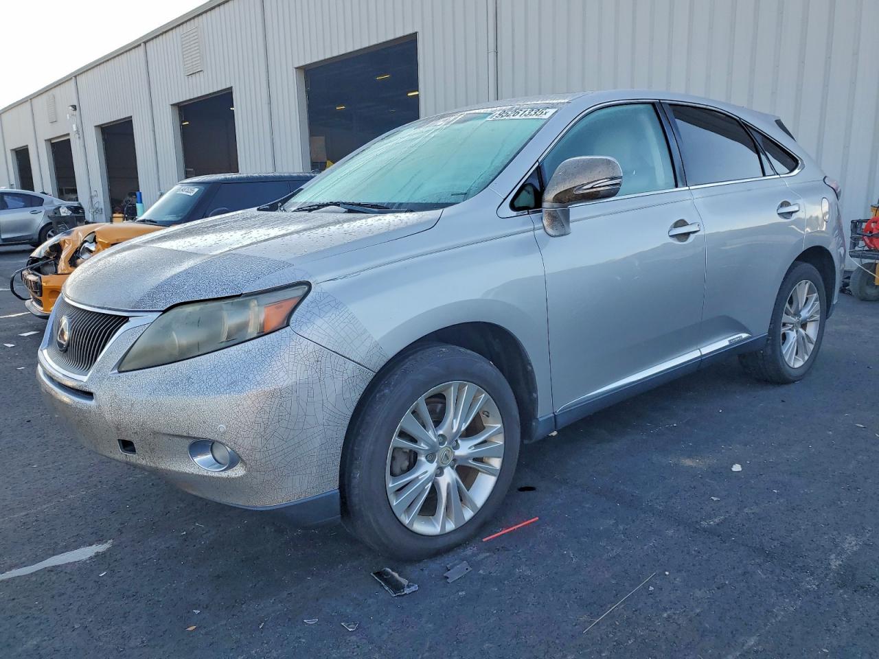 2010 Lexus Rx 450h Silver vin: JTJZB1BA9A2000269