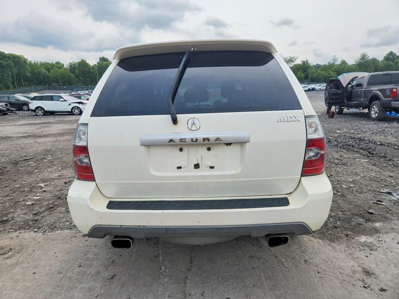 2006 Acura Mdx Touring White vin: 2HNYD18906H541645