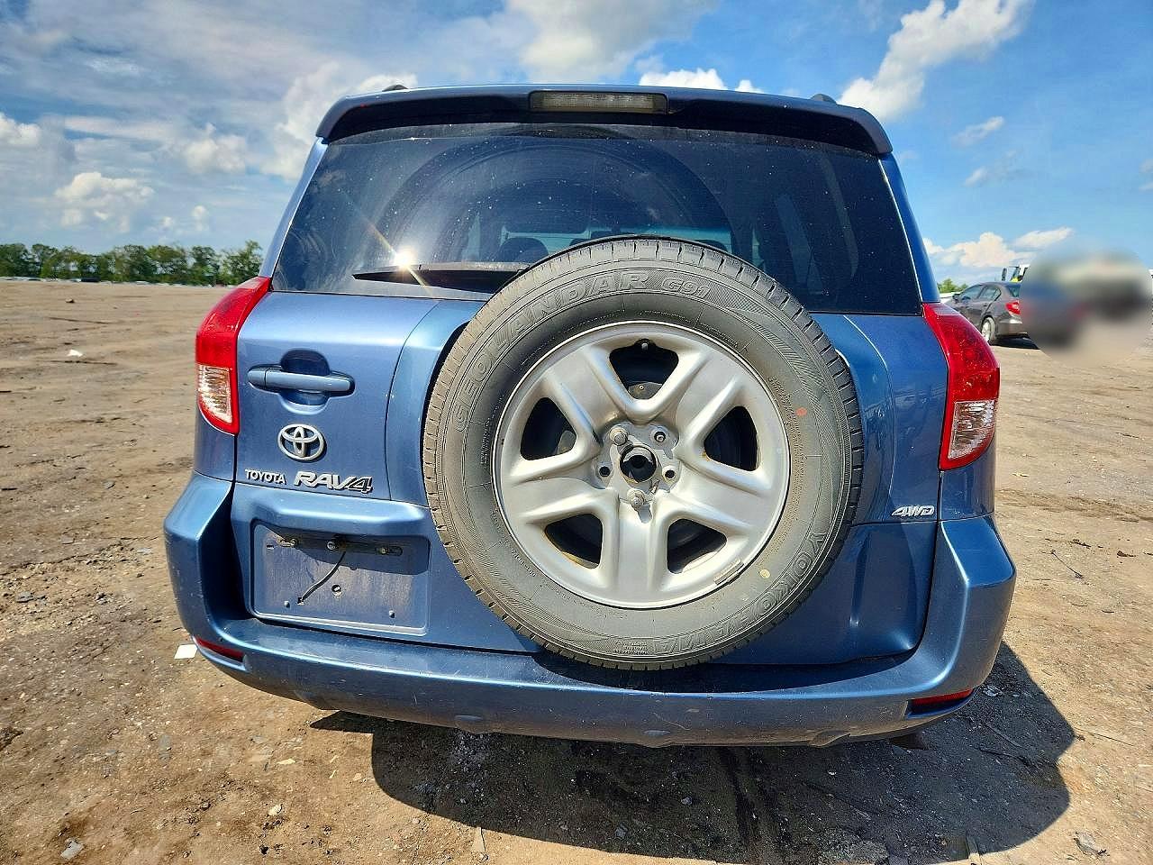 2007 Toyota Rav4 Limited Blue vin: JTMBK31V575012852