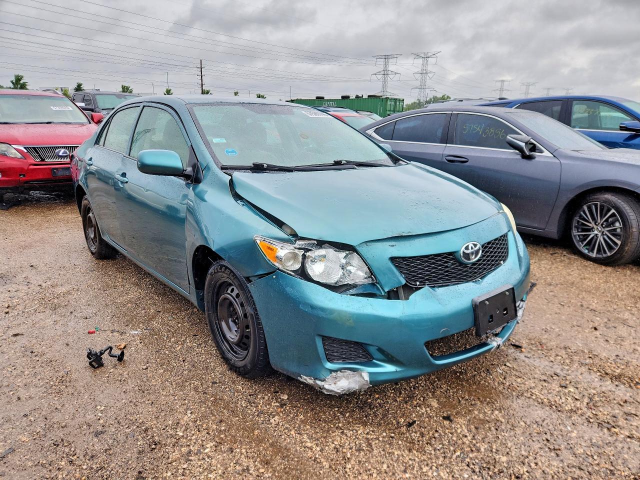 2009 Toyota Corolla Le Blue vin: JTDBL40E89J054463
