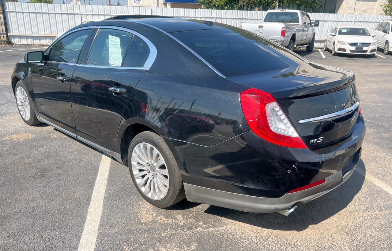 2015 Lincoln Mks Черный vin: 1LNHL9DK7FG602531
