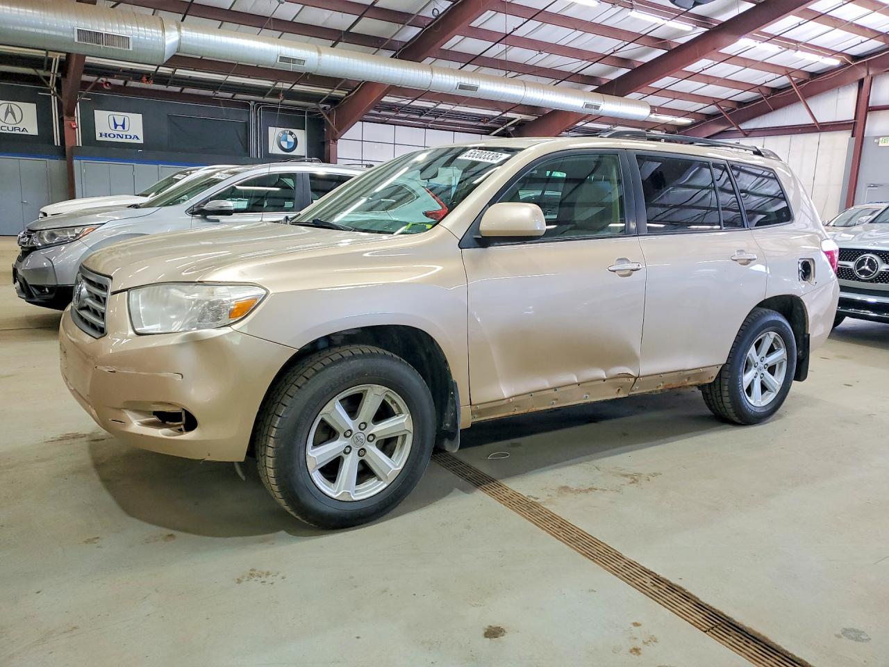 2009 Toyota Highlander Base Gold vin: JTEES41A892135934