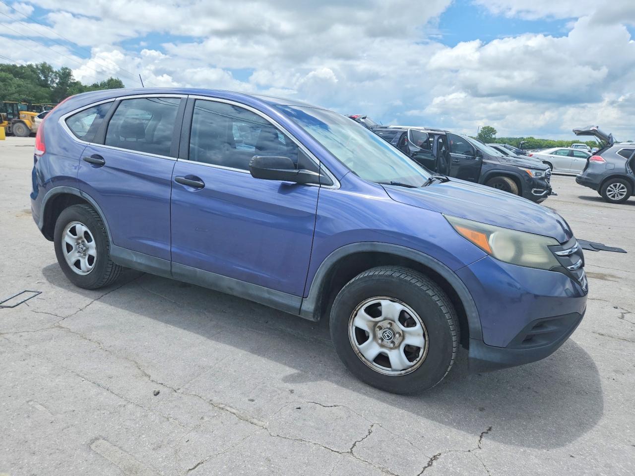2014 Honda Cr-v Lx Blue vin: 3CZRM3H34EG701469