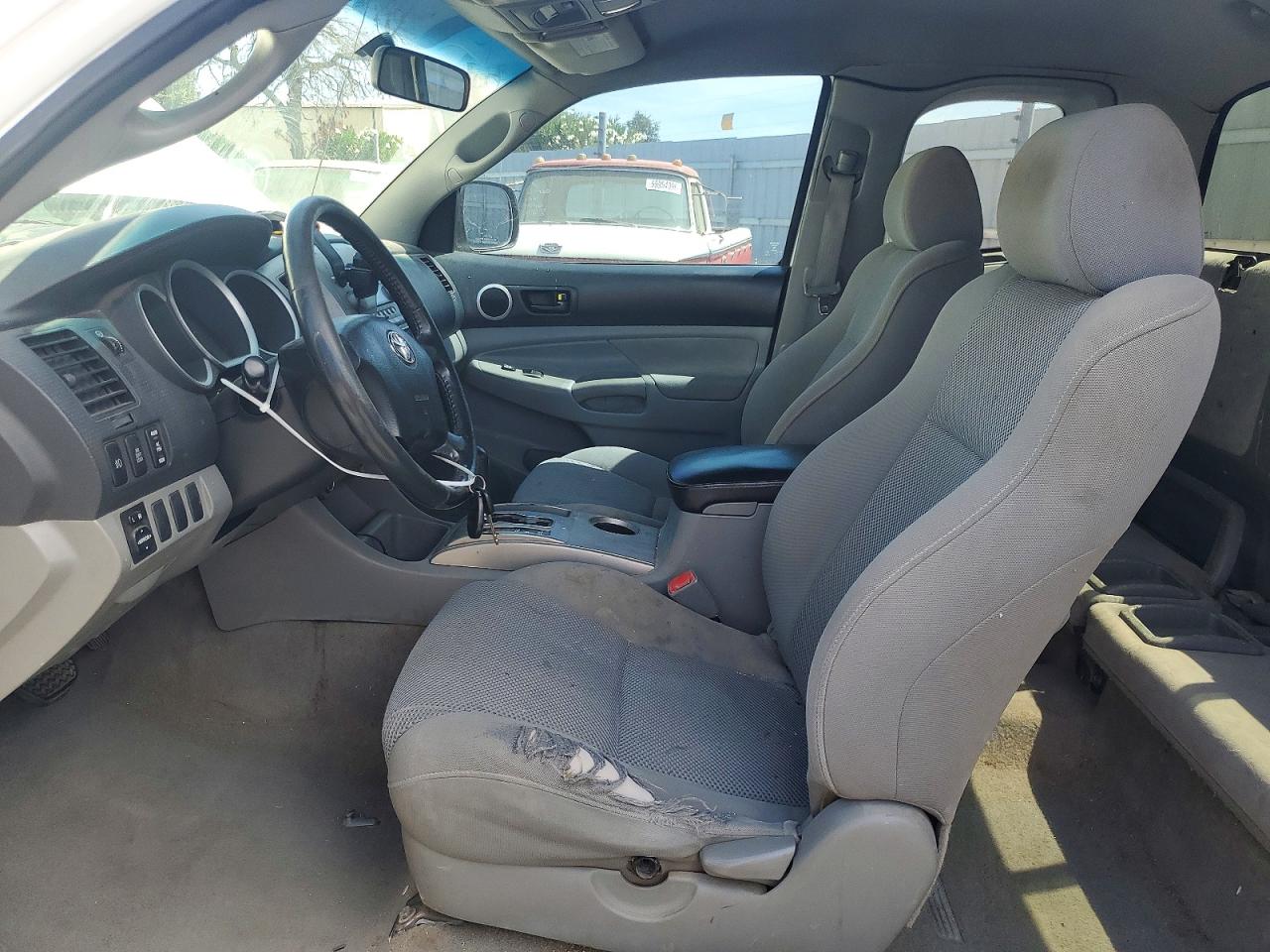 2009 Toyota Tacoma Prerunner V6 White vin: 5TETU62N69Z615579