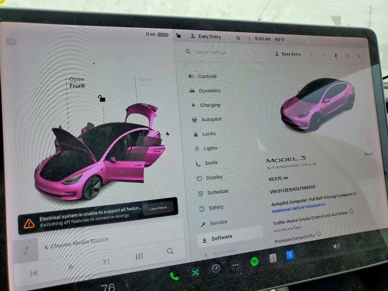 2020 Tesla Model 3 Белый vin: 5YJ3E1EA5LF598405
